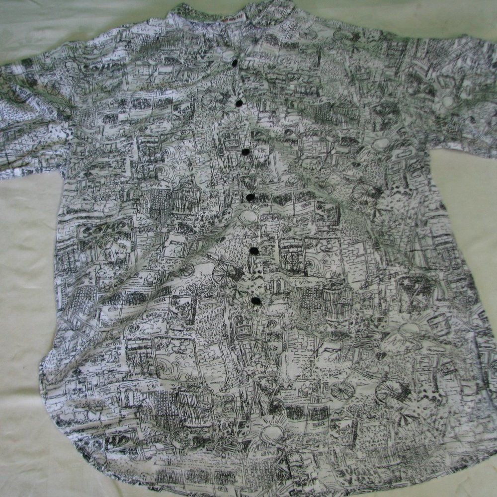 Vintage Two of US Soho New York Pattern Shirt